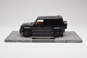 Mercedes Brabus 850 6.0 Widestar G63 W463 Obsidian Black Metallic Minichamps 1:18 107032400 Kov – obrázok 3 z 6