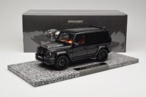 Mercedes Brabus 850 6.0 Widestar G63 W463 Obsidian Black Metallic Minichamps 1:18 107032400 Kov – obrázok 6 z 6