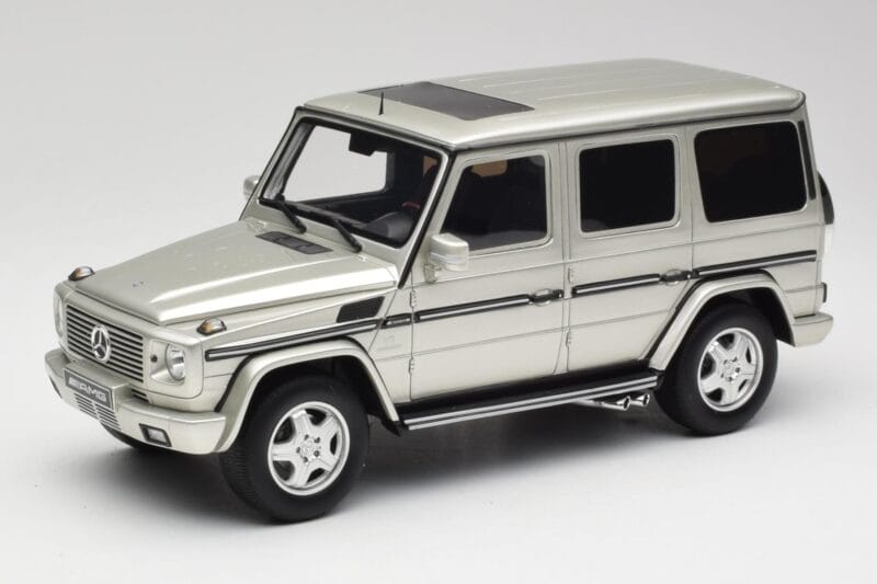 Mercedes G-Class G55 AMG W463 Iridium Strieborný Otto 1:18 OT1126 Živica