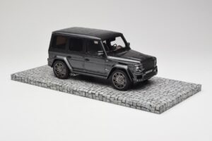 Mercedes G-Class W463 Brabus V12 800 Widestar Šedý Minichamps 1:18 107032300 Kov – obrázok 4 z 6