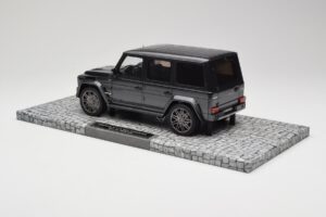 Mercedes G-Class W463 Brabus V12 800 Widestar Šedý Minichamps 1:18 107032300 Kov – obrázok 5 z 6