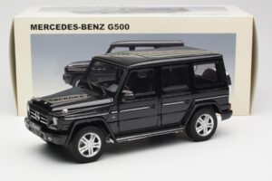 Mercedes G500 W463 Čierny AUTOart 1:18 76216 Kov – obrázok 8 z 8