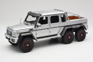 Mercedes AMG G63 W463 6x6 Iridium Strieborný AUTOart 1:18 76301 Kompozit