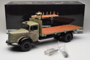 Mercedes L6600 Rungewagen Šedý Čierny Minichamps 1:18 109031050-R1 Kov – obrázok 9 z 9