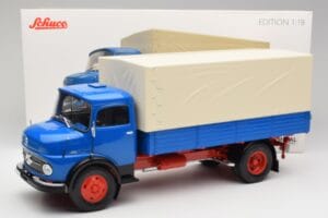 Mercedes L911 Modrý Schuco 1:18 450044800 Kov – obrázok 8 z 8