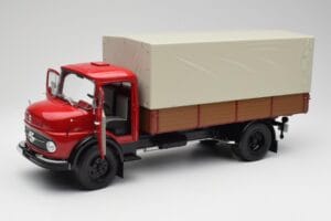 Mercedes L 911 Červený Schuco 1:18 450016400 Kov – obrázok 2 z 8