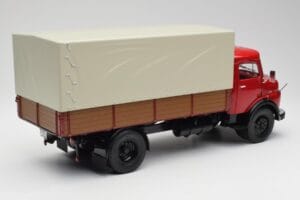Mercedes L 911 Červený Schuco 1:18 450016400 Kov – obrázok 3 z 8