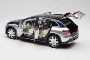 Mercedes Maybach EQS 680 V297 Modrý NZG 1:18 1060/23 Kov – obrázok 5 z 8