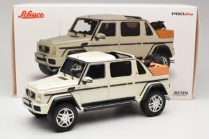 Mercedes Maybach G650 Landaulet W463 Biely Schuco 1:18 450017800 Kov – obrázok 6 z 6