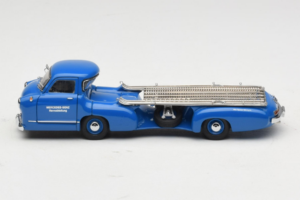 Mercedes Renntransporter Blue Wonder CMC 1:43 M-036K Kov – obrázok 4 z 8