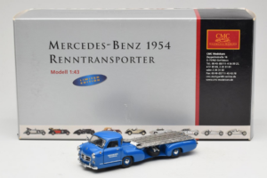 Mercedes Renntransporter Blue Wonder CMC 1:43 M-036K Kov – obrázok 8 z 8