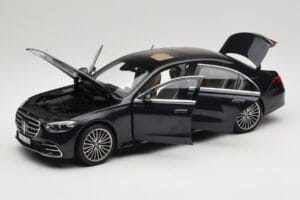 Mercedes S-Class W223 AMG Line Anthracite Blue Norev 1:18 183800 Kov – obrázok 2 z 8
