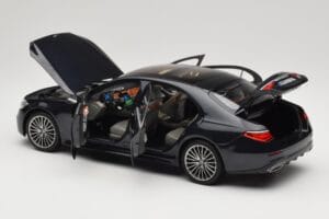 Mercedes S-Class W223 AMG Line Anthracite Blue Norev 1:18 183800 Kov – obrázok 5 z 8