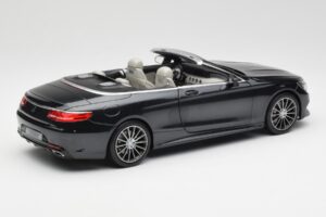 Mercedes S-Class Kabriolet A217 Magnetite Čierny Metalíza Norev 1:18 B66960354 Kov – obrázok 3 z 8