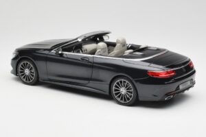 Mercedes S-Class Kabriolet A217 Magnetite Čierny Metalíza Norev 1:18 B66960354 Kov – obrázok 7 z 8