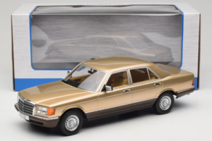 Mercedes S-Class W126 Metallic Beige MCG 1:18 MCG18548 Kov – obrázok 6 z 6