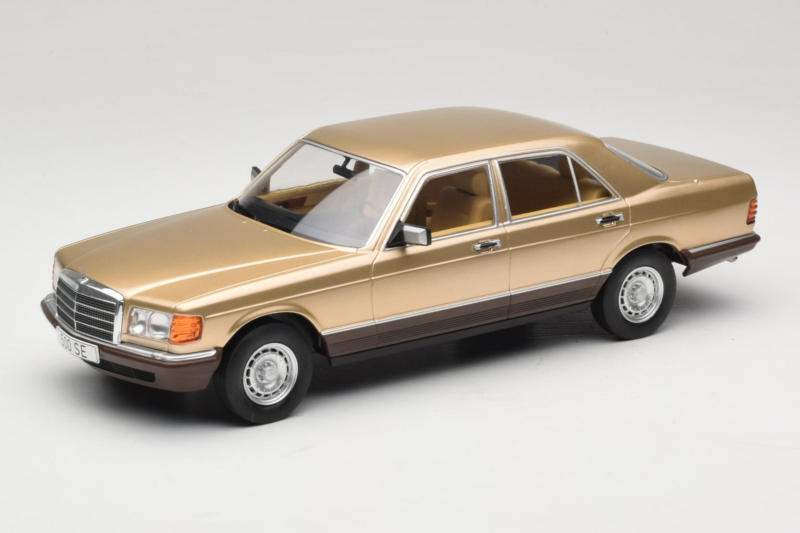 Mercedes S-Class W126 Metallic Beige MCG 1:18 MCG18548 Kov