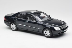 Mercedes S-Class W220 Modrý Maisto 1:18 56051 Kov – obrázok 6 z 8