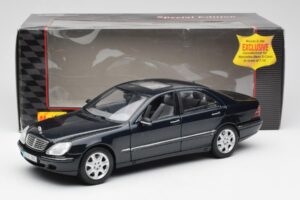 Mercedes S-Class W220 Modrý Maisto 1:18 56051 Kov – obrázok 8 z 8