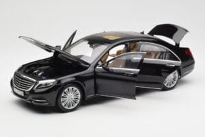 Mercedes S-Class W222 Čierny Metallic Norev 1:18 183480 Kov – obrázok 2 z 8