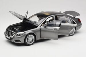 Mercedes S-Class W222 Grey Metallic Norev 1:18 183481 Kov – obrázok 2 z 8