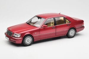 Mercedes S500 W140 Červený Metallic Norev 1:18 183579 Kov