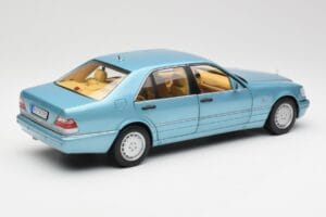 Mercedes S500 W140 Tyrkysový Metallic Norev 1:18 183561 Kov – obrázok 3 z 8