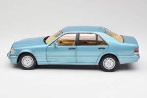 Mercedes S500 W140 Tyrkysový Metallic Norev 1:18 183561 Kov – obrázok 4 z 8