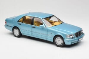 Mercedes S500 W140 Tyrkysový Metallic Norev 1:18 183561 Kov – obrázok 6 z 8