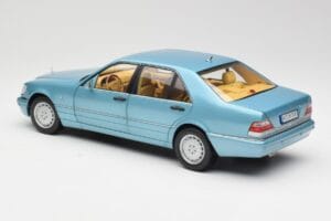 Mercedes S500 W140 Tyrkysový Metallic Norev 1:18 183561 Kov – obrázok 7 z 8