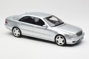 Mercedes AMG S55 W220 Strieborný Otto 1:18 OT292 Živica – obrázok 4 z 6