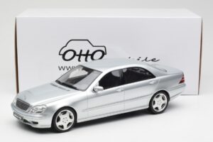 Mercedes AMG S55 W220 Strieborný Otto 1:18 OT292 Živica – obrázok 6 z 6