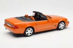 Mercedes SL 500 R129 Oranžový Metallic Norev 1:18 183752 Kov – obrázok 3 z 8