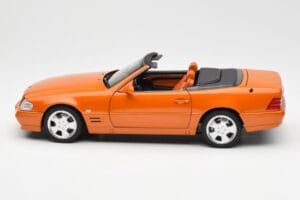 Mercedes SL 500 R129 Oranžový Metallic Norev 1:18 183752 Kov – obrázok 4 z 8