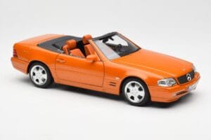Mercedes SL 500 R129 Oranžový Metallic Norev 1:18 183752 Kov – obrázok 6 z 8