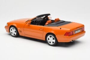 Mercedes SL 500 R129 Oranžový Metallic Norev 1:18 183752 Kov – obrázok 7 z 8