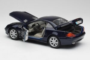 Mercedes SL 500 R230 Modrý Maisto 1:18 B66962126 Kov – obrázok 5 z 8