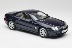 Mercedes SL 500 R230 Modrý Maisto 1:18 B66962126 Kov – obrázok 6 z 8