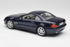 Mercedes SL 500 R230 Modrý Maisto 1:18 B66962126 Kov – obrázok 7 z 8