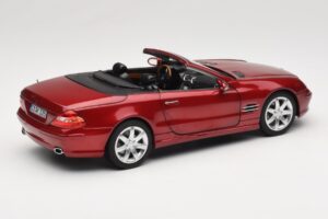 Mercedes SL 500 R230 Red Metallic Limitovaná Edícia Norev 1:18 183841 Kov – obrázok 3 z 8