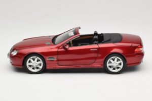 Mercedes SL 500 R230 Red Metallic Limitovaná Edícia Norev 1:18 183841 Kov – obrázok 4 z 8