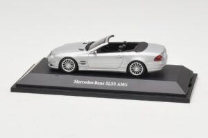 Mercedes SL 55 AMG R230 Strieborný Minichamps 1:43 B66962347 Kov