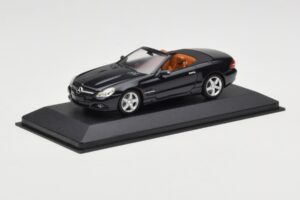 Mercedes SL R230 Čierny Minichamps 1:43 B66961922 Kov – obrázok 2 z 4