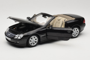 Mercedes SL R129 Čierny Minichamps 1:18 B66962171 Kov – obrázok 2 z 11