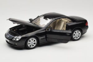 Mercedes SL R129 Čierny Minichamps 1:18 B66962171 Kov – obrázok 3 z 11