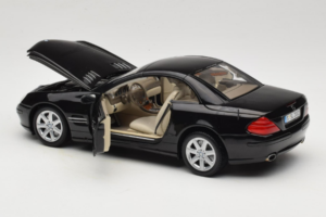 Mercedes SL R129 Čierny Minichamps 1:18 B66962171 Kov – obrázok 10 z 11