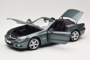 Mercedes SL R230 Amiant Green Minichamps 1:18 B66962389 Kov – obrázok 2 z 8