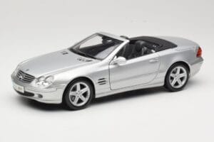 Mercedes SL R230 Strieborný Maisto 1:18 B66962125 Kov