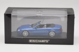 Mercedes SL R230 Tanzanite Modrý Minichamps 1:43 B66962250 Kov – obrázok 4 z 4