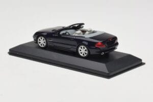 Mercedes SL500 R129 Dark Blue Metallic Minichamps 1:43 SL001 Kov – obrázok 3 z 4